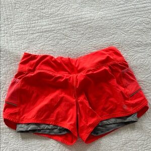 Athleta Bright Red Athletic Shorts